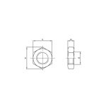 Wholesale Hexagon Thin Nuts Factory, Suppliers -