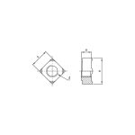 Wholesale Square Thin Nuts Factory, Suppliers -