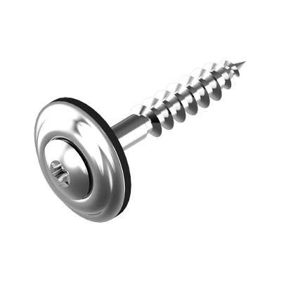 RSD CSK Wood Screws, Bonded Sealing Washer 15 mm/20 mm